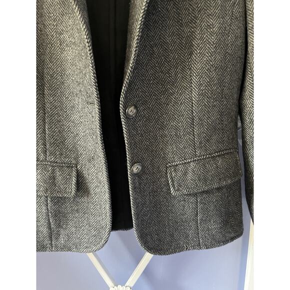 Pendleton Wool Womans Blazer Gray Preppy Office Workwear 8 - Picture 2 of 9